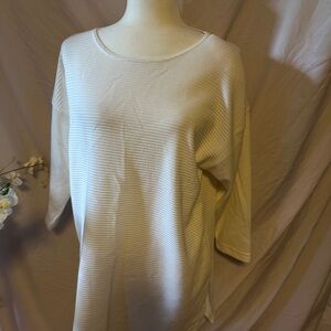 Metro 212 Cream Knit Top